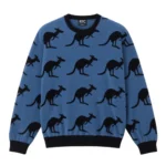Fuzzy Red Crewneck